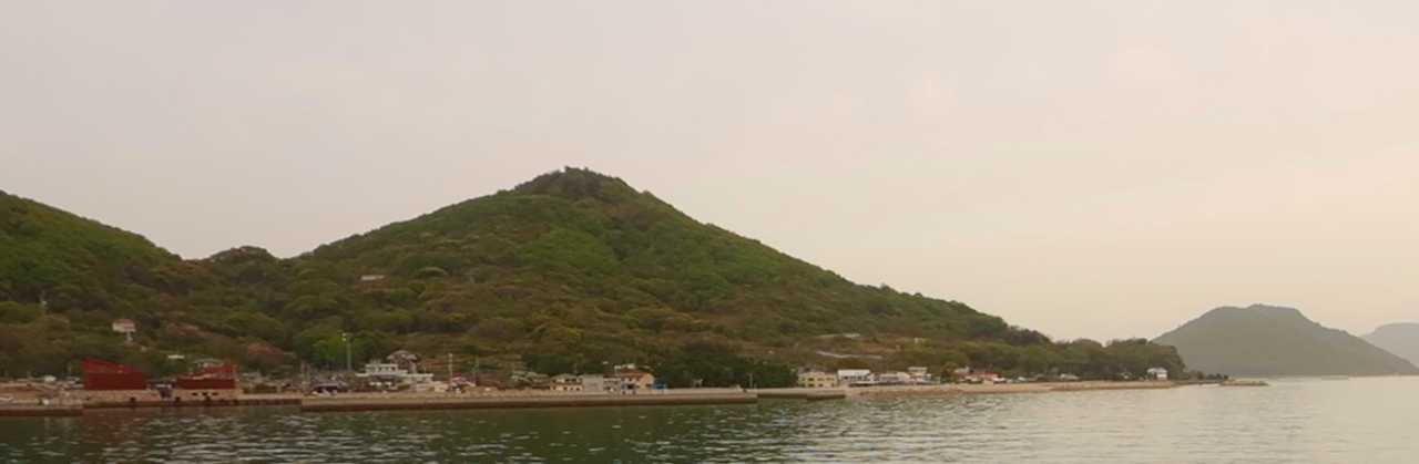 Megajima Island from the ferry