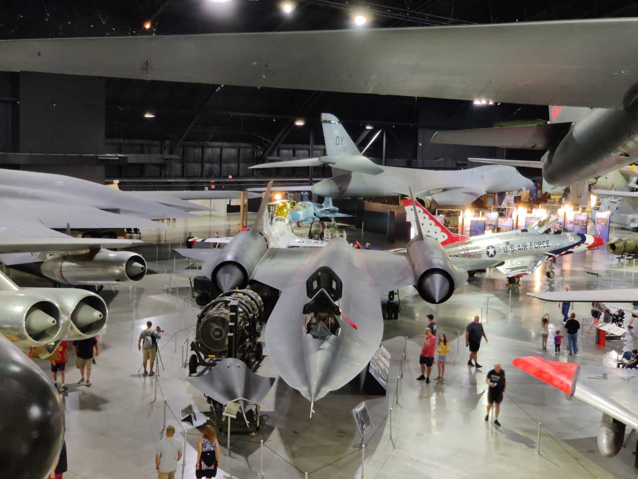 SR-71 from the cafe balcony