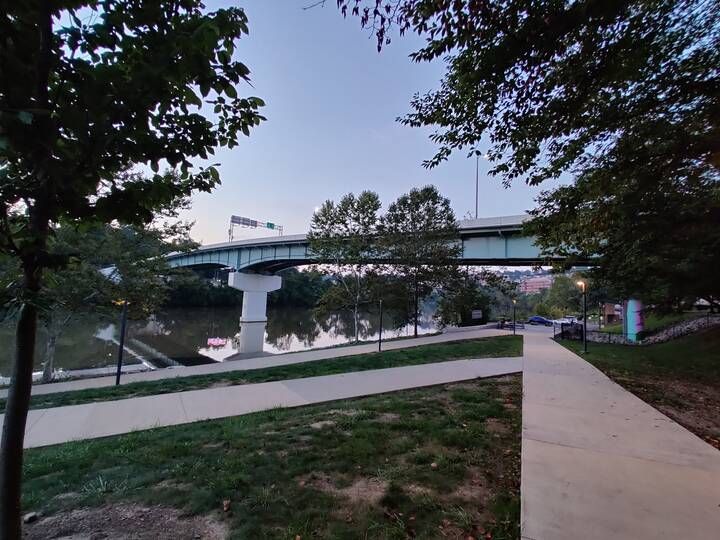 US19 Bridge from Hazel McQueen Park